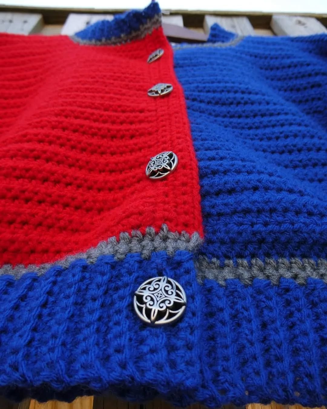 Harley Quinn Jacket & Short Set Adult Size S/M Crochet