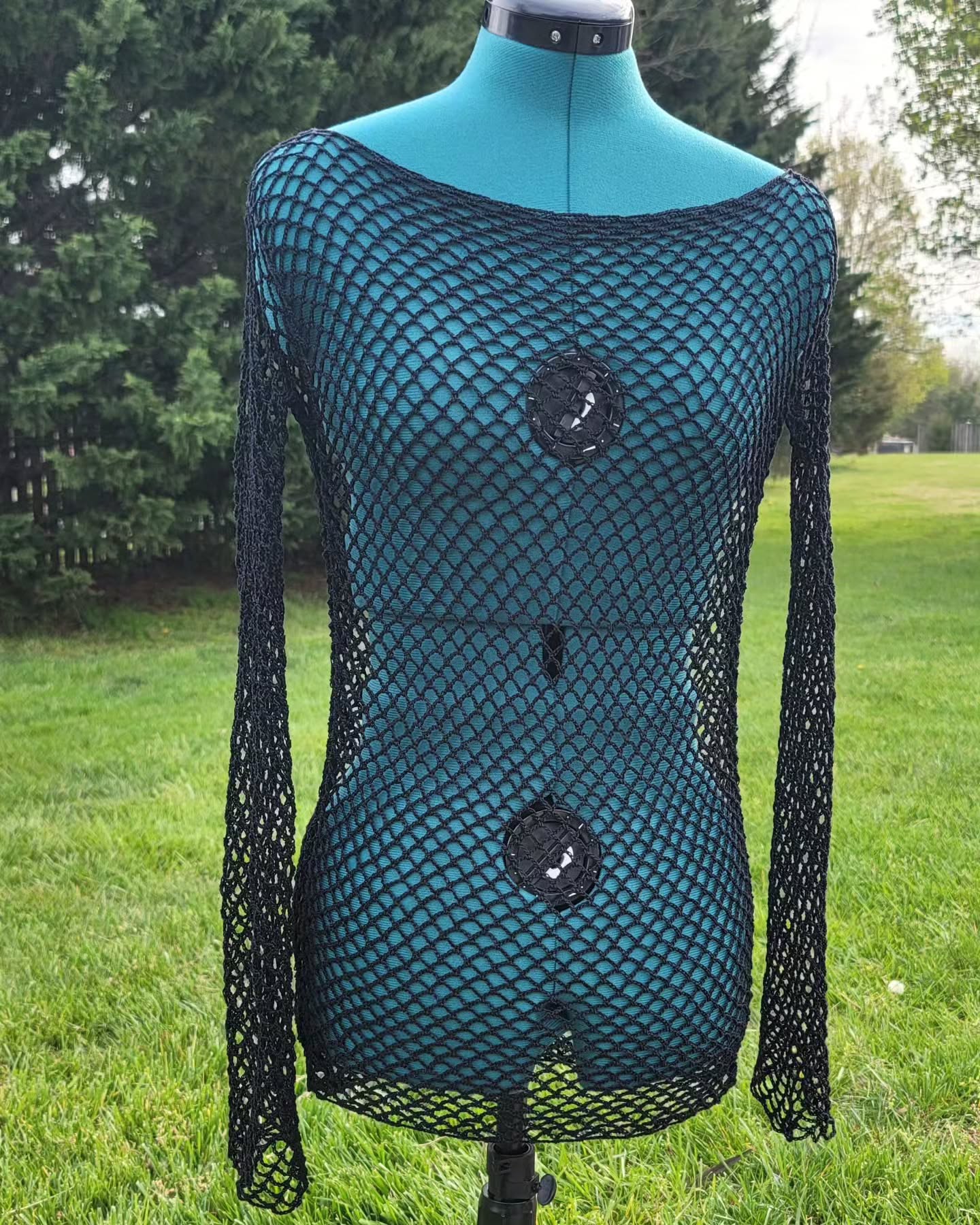 Crochet Thread American Crow Mini Dress Adult Size Medium