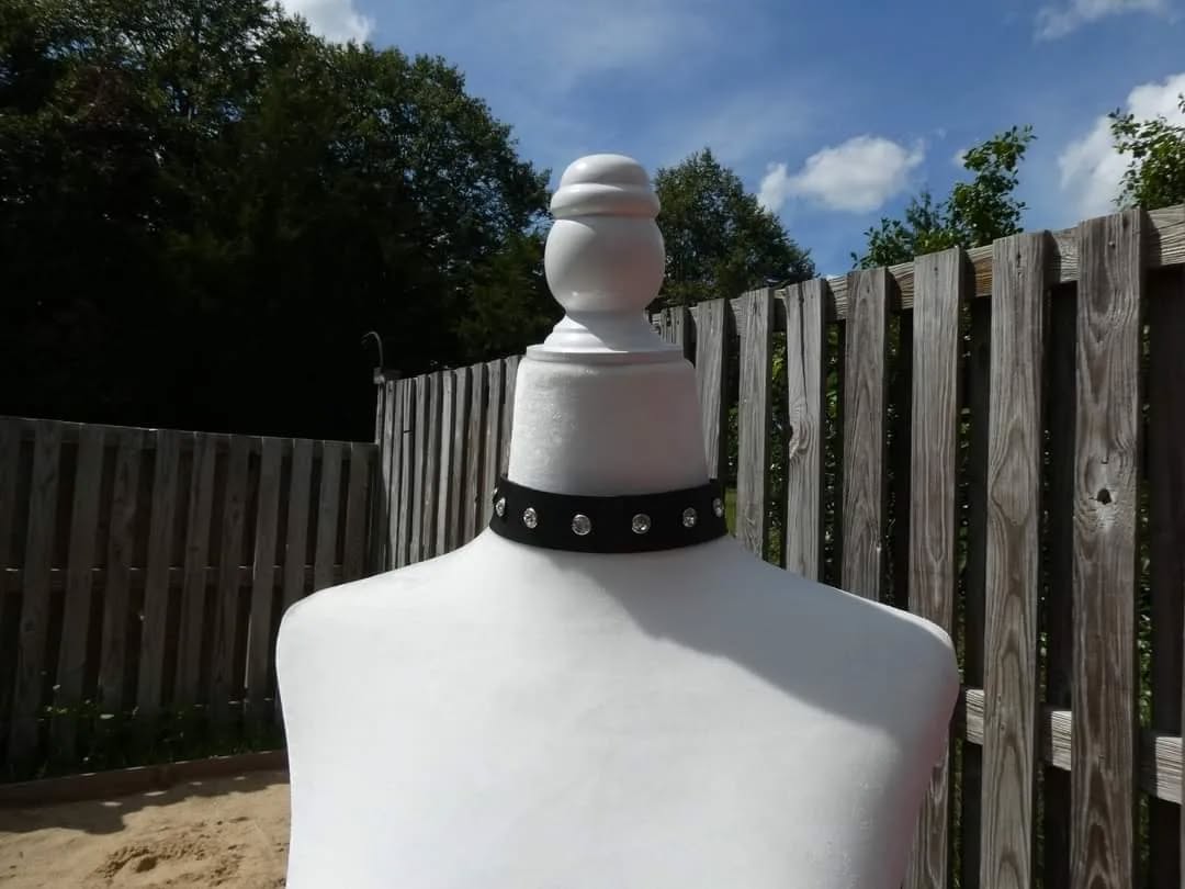 Leather Bad Kitty Collar Adult One Size