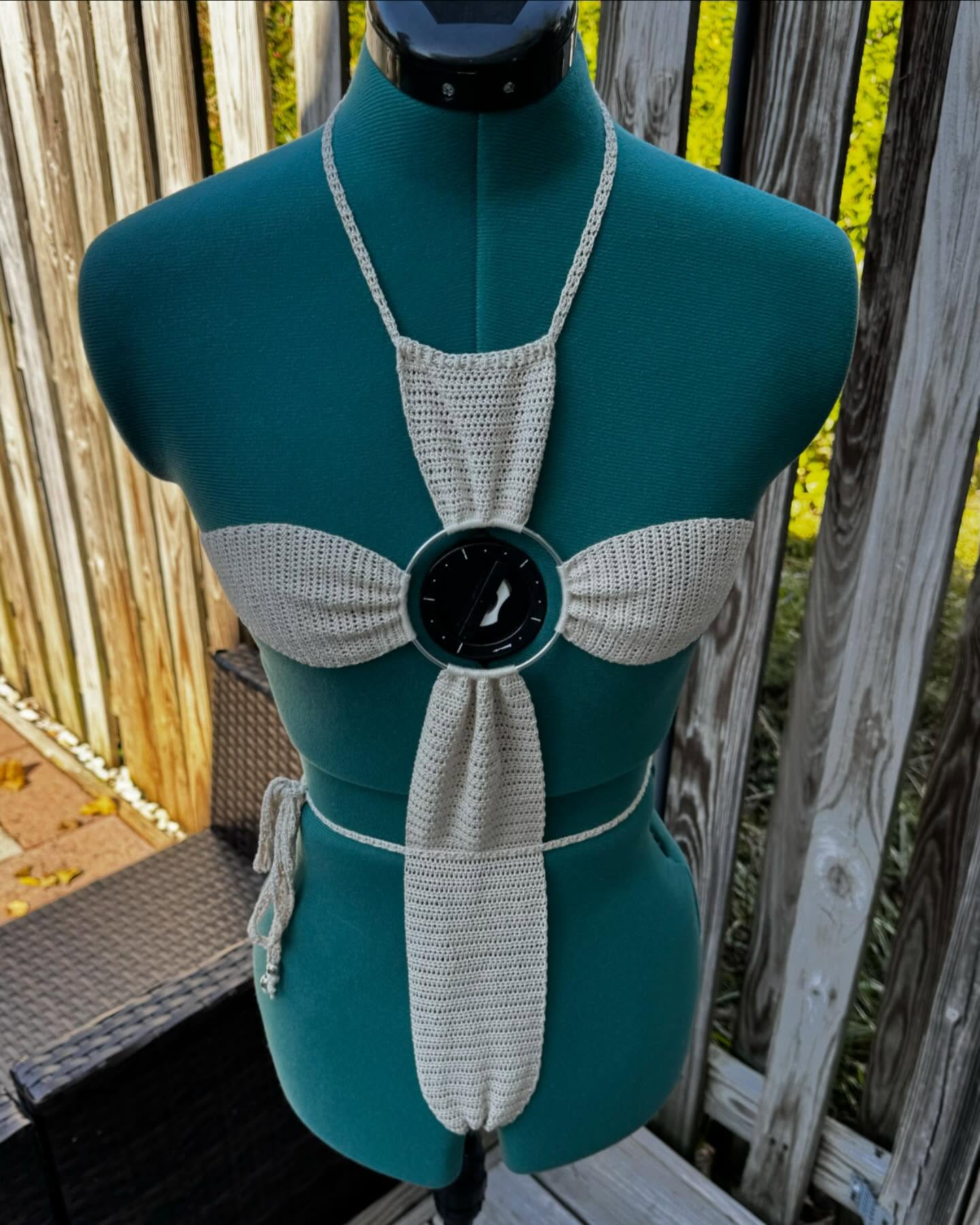Crochet Thread Rare Seashells Lingerie One Piece Adult One Size