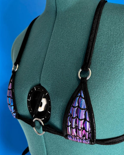 Dark Water Mermaid Micro Bikini Set Adult One Size