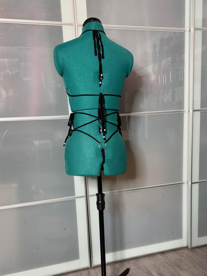 Crochet Thread My Rock Lingerie Bikini Set Adult One Size