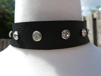 Leather Bad Kitty Collar Adult One Size