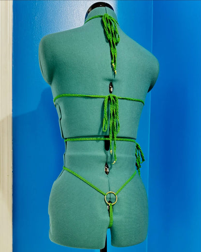 Crochet Thread Turtle Island Lingerie One Piece Adult One Size