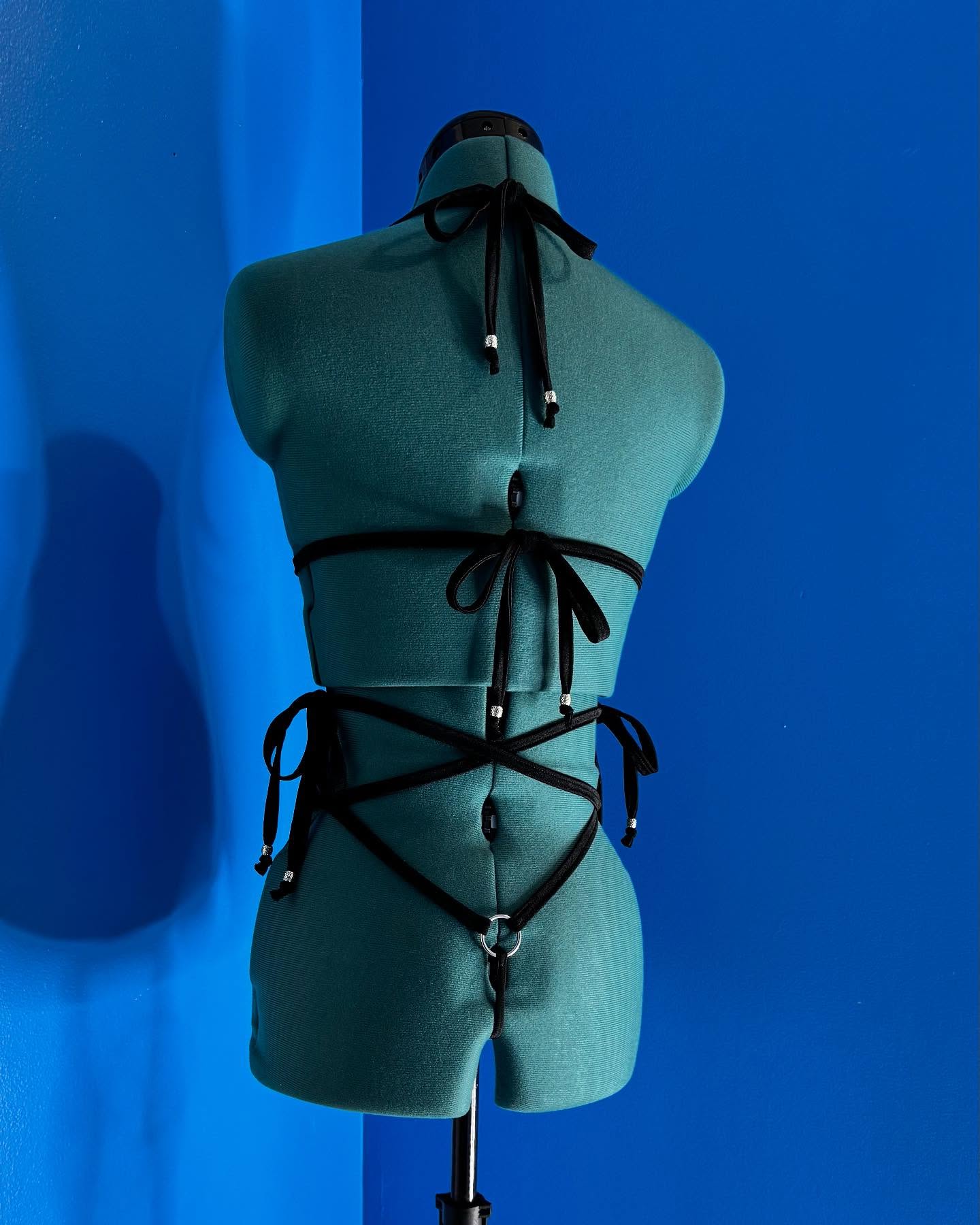 Dark Water Mermaid Micro Bikini Set Adult One Size