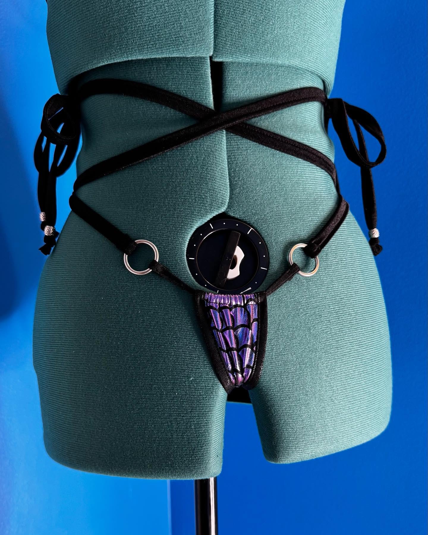 Dark Water Mermaid Micro Bikini Set Adult One Size