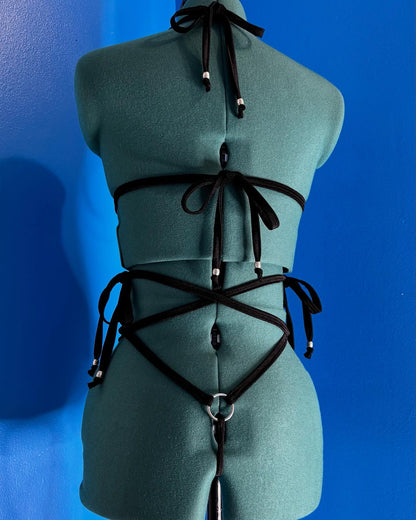 Dark Water Mermaid Micro Bikini Set Adult One Size