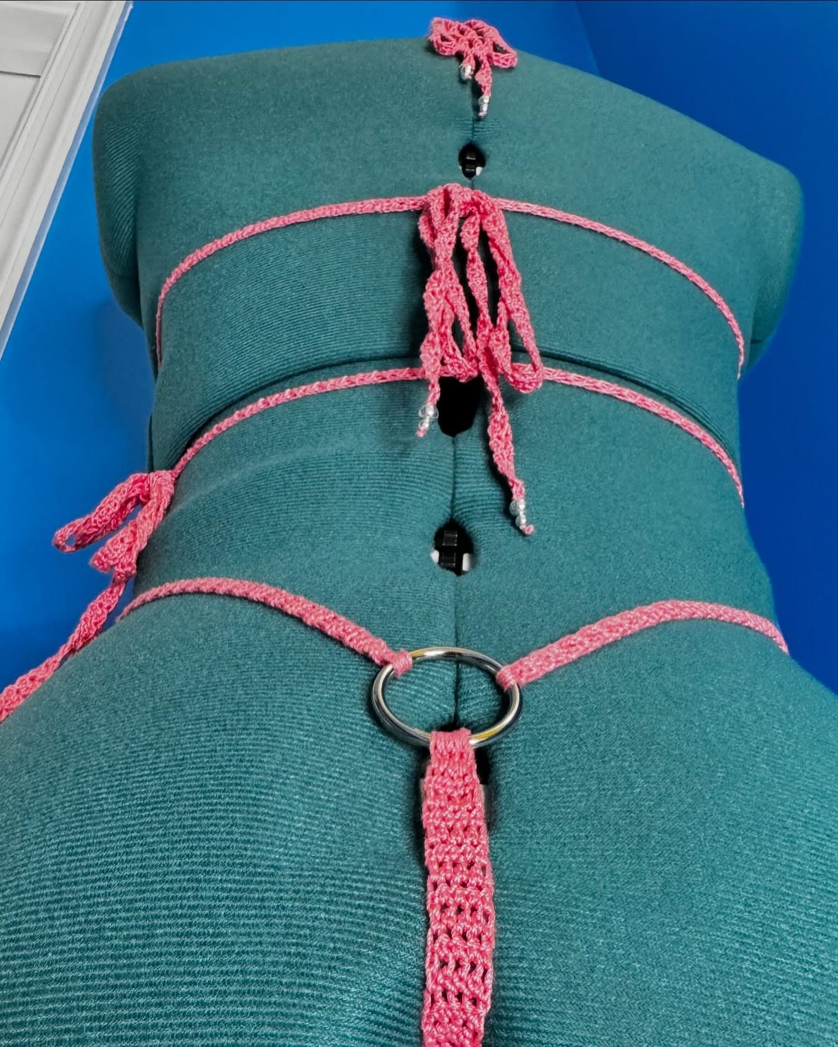 Crochet Thread Cuddle Me Lingerie One Piece Adult One Size